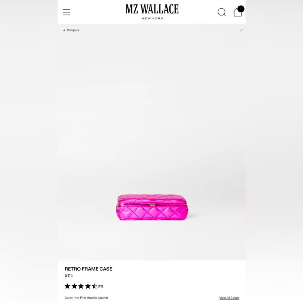 NWT MZ Wallace Retro Frame Case